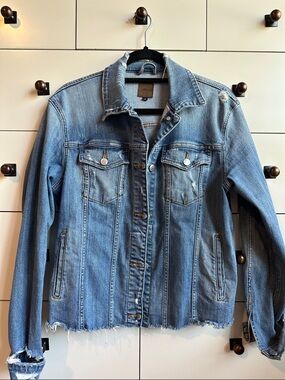 Joe's Jeans Distressed Light Blue Denim Jacket